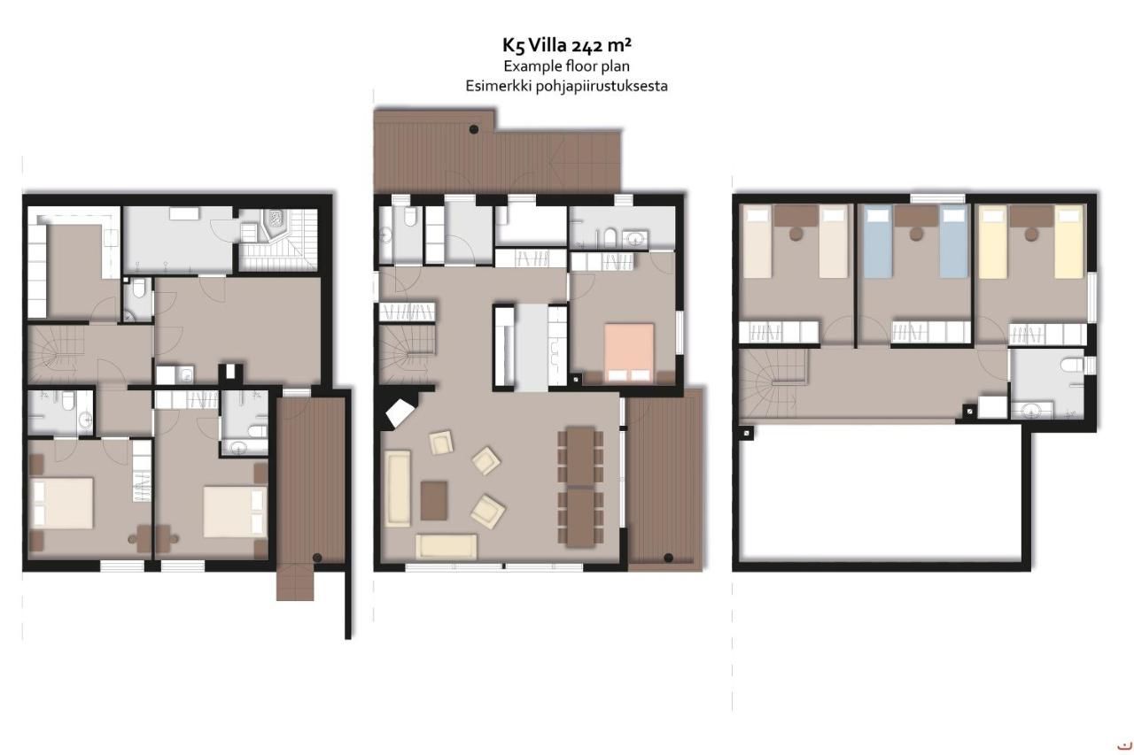 Отель Hotel K5 Levi and K5 Villas Леви-11