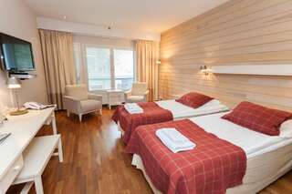 Отель Hotel K5 Levi and K5 Villas Леви Стандартный двухместный номер с 2 отдельными кроватями и сауной-3